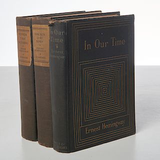 BOOKS: (3) vols Hemingway, 1928-1933