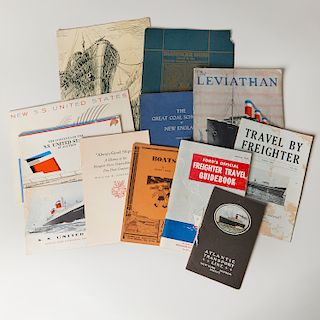 U.S. steamship & ocean liner paper ephemera