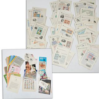 Stamp collection, Commemorative & First Day pages