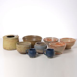 Studio pottery collection, incl. Karen Karnes