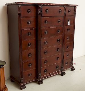 Massive Neo-Classical style chest of drawers
