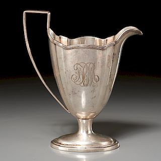 Gorham & Co., silver cream jug
