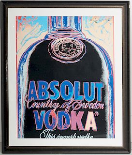 Andy Warhol (after), Absolut Vodka poster