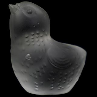 Baccarat Crystal "Chick" Paperweight