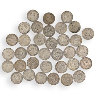 (35 Pc) Venezuela Bolivar 900 Silver Coins