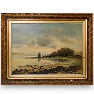 19th Cent. Signed Oil On Canvas
