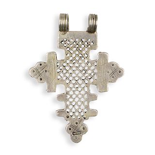 Silver Nordic Cross Pendant