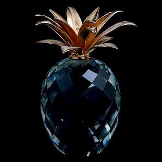Swarovski Crystal Pineapple Paperweight