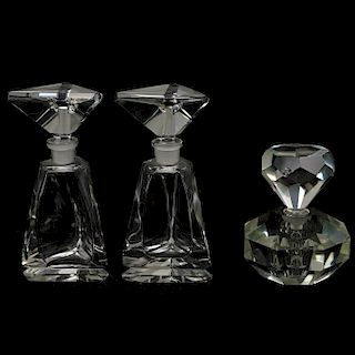 (3 Pc) Dior Crystal Perfume Bottles