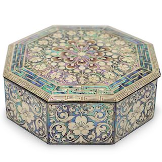 Mother of Pearl Inlay Jewelry Box