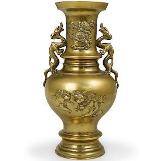 Chinese Gilt Bronze Urn