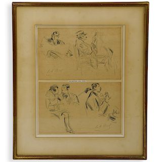 Elie Anatole Pavil (Ukrainian, 1873–1948) Sketches on Paper