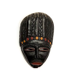 VINTAGE HAND CARVED TRIBAL WOODEN WALL MASK