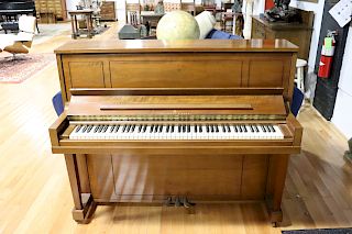 Steinway And Sons Mahogany Upright Piano