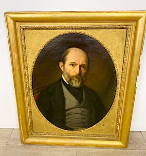 19th Century Portrait Painting of a Gentleman