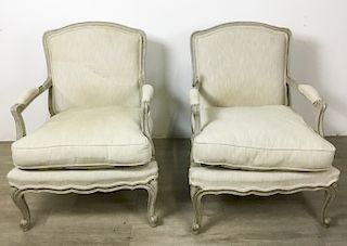 Pair of Upholstered Bergers