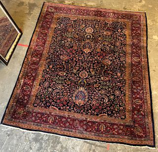 Oriental Rug with a Red Ground