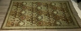 Louis-Philippe Aubusson Rug With Metal Thread