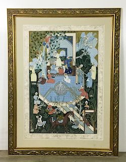 Persian Painting Safavid Dynasty Style