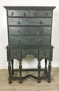 William and Mary Style Highboy
