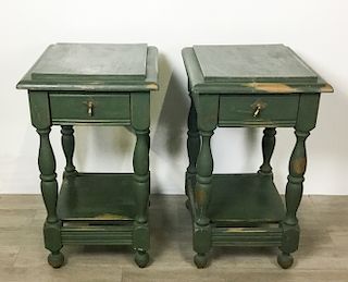 William and Mary Style Nightstands