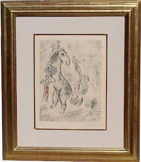 Marc Chagall (1887-1985) Etching