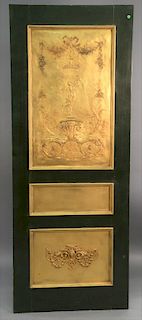 Set of four doors/panels with recessed panels with nymphs. ht. 83 in., wd. 32 in.