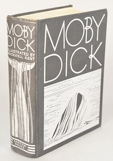 "Moby Dick or the Whale" (1930) book by Herman Melville illustrated by Rockwell Kent.