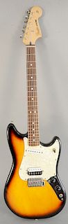 Fender Cyclone electric guitar, Sunburst serial number MN7103939, made in 1997.