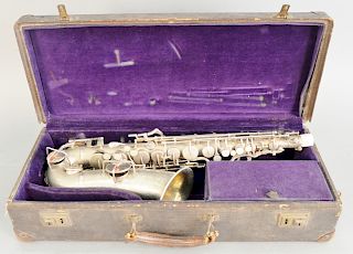 Buescher saxophone in fitted original case.