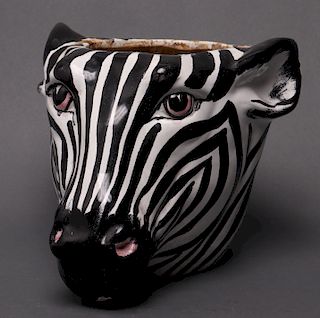 Rosenthal Netter Ceramic Zebra Jardiniere