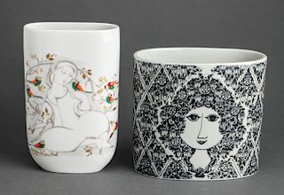 Bjorn Wiinblad Porcelain Vases, 2
