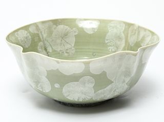 Duly Mitchell Modern Celadon Porcelain Bowl