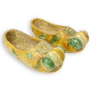 Chinese Pottery Shoes