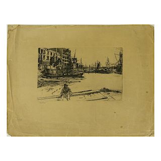 James A.M. Whistler (1834-1903) Engraving