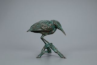 Walter T. Matia (b. 1953)  Green Heron