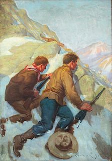 Frank Stick (1884-1966) The Hunters 