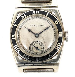 Hamilton 14k WG Piping Rock Vintage Watch