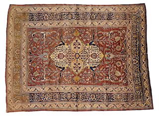 Haji Jalili Tabriz Persian Silk Carpet
