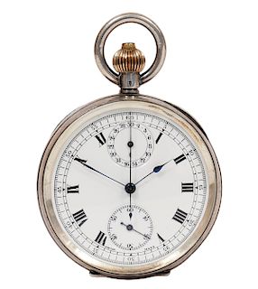 Le Phare Swiss Chronograph 1920's Pocket Watch
