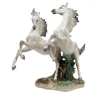 Large Lladro 'Free as the Wind' Porcelain Figure