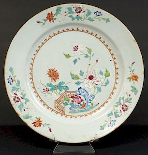 Large 18th C. Chinese Export Charger
