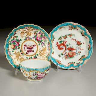 (3) Worcester Porcelain Table Articles