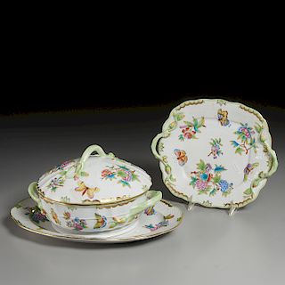 Herend Porcelain Tureen and Serving Plate