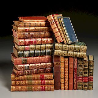 Collection Small Leather-Bound Books