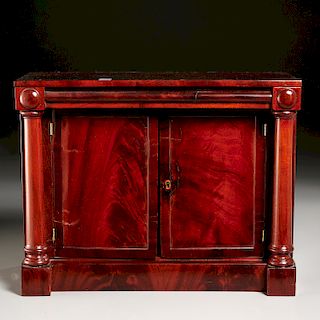 William IV Mahogany Miniature Cabinet