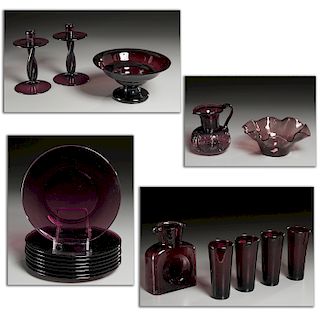 Amethyst Glass Tableware Collection