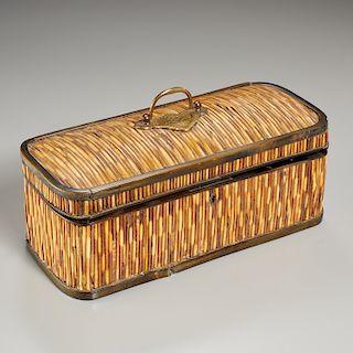 Anglo-Indian Porcupine Quill Box