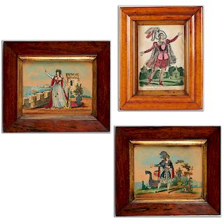 (3) Tinsel-Embellished Theatrical Lithographs