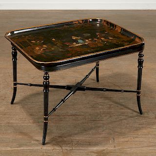 Victorian Chinoiserie Lacquer Tray Table